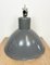 Lampe à Suspension Industrielle en Aluminium Gris de Polam Wilkasy, 1960s 13