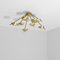 Octo II Helios Collection Chrome Opaque Ceiling Lamp by Design for Macha 3
