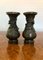 Antike japanische Meiji Ära Bronze Vasen, 1910er, 2er Set 3