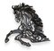 Metal Horse Artwork von Libecq, 2010er 1