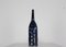 Botella decorativa de cerámica azul de Gio Ponti para Cooperativa Ceramica Imola, Italia, 1993, Imagen 1