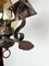Mid-Century Arts & Craft Chandelier Bouillotte Shape in Painted Iron, 1960s 13