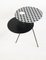 Tavolfiore Side Table in Hounstooth Pattern and Black by Tokyostory Creative Bureau 2