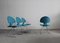 Longobarda Chairs by Vittorio Interini for Saporiti, Italy, 1960s, Set of 4 3
