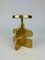 Brutalist Brass Candleholder in the style of Giuseppe Gallo, 1970s, Image 2