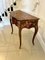 George III Dutch Mahogany Marquetry Inlaid Console Table, 1800s, Image 8