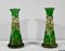 Jugendstil Vasen aus Glaspaste, 1890er, 2er Set 17