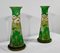 Jugendstil Vasen aus Glaspaste, 1890er, 2er Set 2
