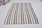 Modern Striped Design Hand Knotted Hemp Kilim Rug, Image 1