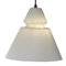White Opaline Cone Pendant Lamp, Image 3