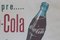 Mid-Century Coca Cola Poster, 1950er 3
