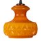 Orange Pendant Lamp from Peill & Putzler, Image 1