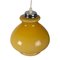 Lampe à Suspension Champignon en Verre Opalin Crème 4