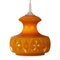 Lámpara colgante naranja de Peill & Putzler, Imagen 1
