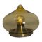 Brown Glass Drop Ceiling Lamp from Dijkstra Lampen 2