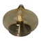 Brown Glass Drop Ceiling Lamp from Dijkstra Lampen 1