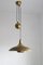 Counterbalance Brass Pendant Lamp in the style of Florian Schulz 1