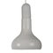 Lámpara colgante industrial de metal blanco de Staff, años 70, Imagen 2