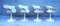 Butacas de fibra de vidrio de Fiarm Scorzè, Italia, años 60. Juego de 4, Imagen 4