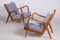 Art Deco Armchairs attributed to Jan Vanek, Ash, Czechia, 1940s, Set of 2 2