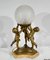 Antique Lamp in Regulates and Marble, 1890s 14