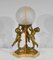 Antique Lamp in Regulates and Marble, 1890s 20