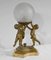 Antique Lamp in Regulates and Marble, 1890s 3