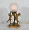 Antique Lamp in Regulates and Marble, 1890s 7