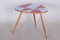 Small Mid-Century Table in Beech and Umakart, Czechia, 1950s, Image 3