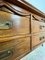 French Elm Wall Mounted Shelf with Drawers, 1900s 6