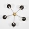 Penta Helios Collection Chrome Opaque Ceiling Lamp by Design for Macha, Image 1