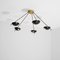 Penta Helios Collection Chrome Opaque Ceiling Lamp by Design for Macha, Image 4