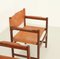 Spanish Armchairs in Cognac Leather, Spain, 1960s, Set of 2 2