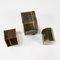 Art Deco Brass Boxes, Germany, 1960s, Set of 3 7