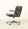 PS126 Office Chair in Leather by Osvaldo Borsani for Tecno, 1976 9