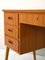 Scandinavian Teak Desk with Drawers, 1960s 8