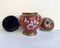 Vintage Cloisonné Messing & Emaille Ingwerdose mit Deckel, China, 1970er 5