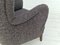 Fauteuil à Dossier Haut Imitation Cuir de Lame Gris de Slagelse Møbelværk, Danemark, 1960s 3