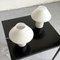 White Satin Glass Mushroom Lamps from Hala Zeist, Netherlands, 1970s, Set of 2, Image 3