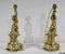 Napoleon III Fackelknochen aus goldener Bronze, 2 . Set 18