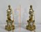 Napoleon III Fackelknochen aus goldener Bronze, 2 . Set 29