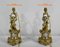 Napoleon III Fackelknochen aus goldener Bronze, 2 . Set 30