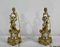 Napoleon III Fackelknochen aus goldener Bronze, 2 . Set 5