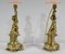 Napoleon III Fackelknochen aus goldener Bronze, 2 . Set 31