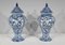 Vases Début 20ème Siècle en Faïence de Delft, 1890s, Set de 2 1
