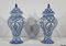 Early 20th Century Delft Earthenware Vases, 1890s, Set of 2 14