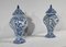 Early 20th Century Delft Earthenware Vases, 1890s, Set of 2 2