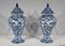 Vases Début 20ème Siècle en Faïence de Delft, 1890s, Set de 2 6
