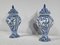 Early 20th Century Delft Earthenware Vases, 1890s, Set of 2 3