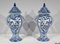 Early 20th Century Delft Earthenware Vases, 1890s, Set of 2 17